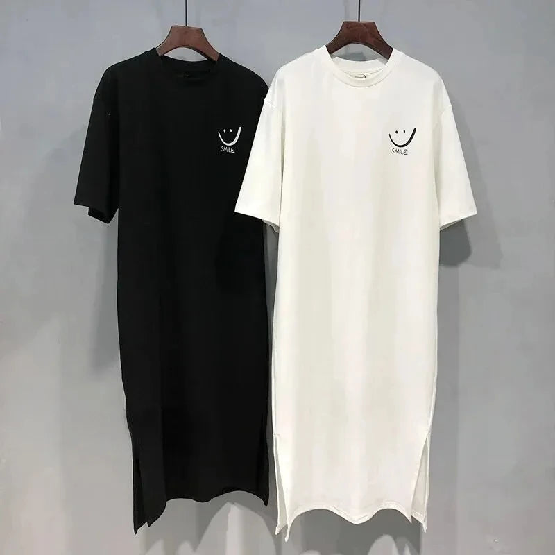 Breesh Loose Summer T-Shirt Dress