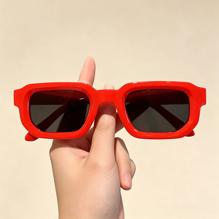 Breesh Rectangle Vintage Sunglasses Set