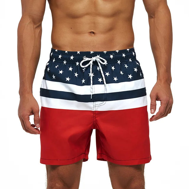 Breesh Print Swim Board Shorts