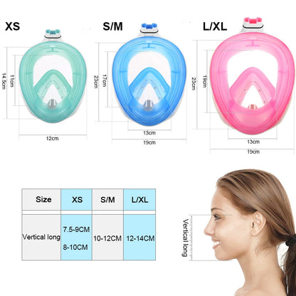 Breesh Full-Face Snorkel Mask