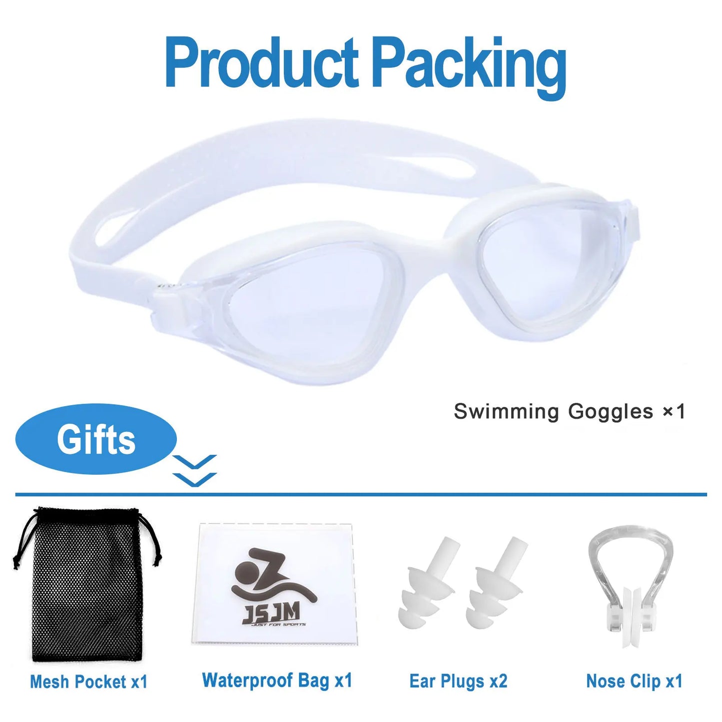 Breesh Unisex Adjustable Swim Goggles