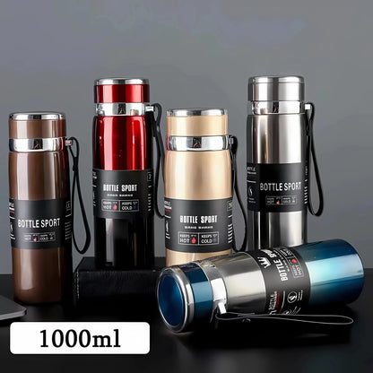 Breesh 1L Vacuum Thermos Water Bottle