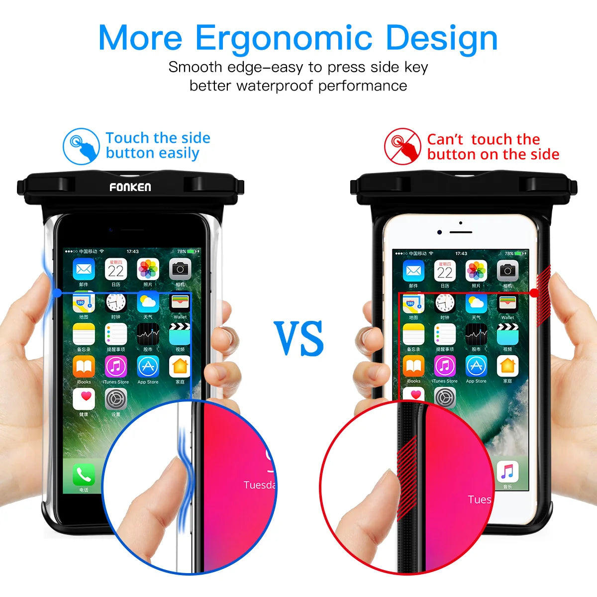 Breesh Universal Waterproof Phone Case