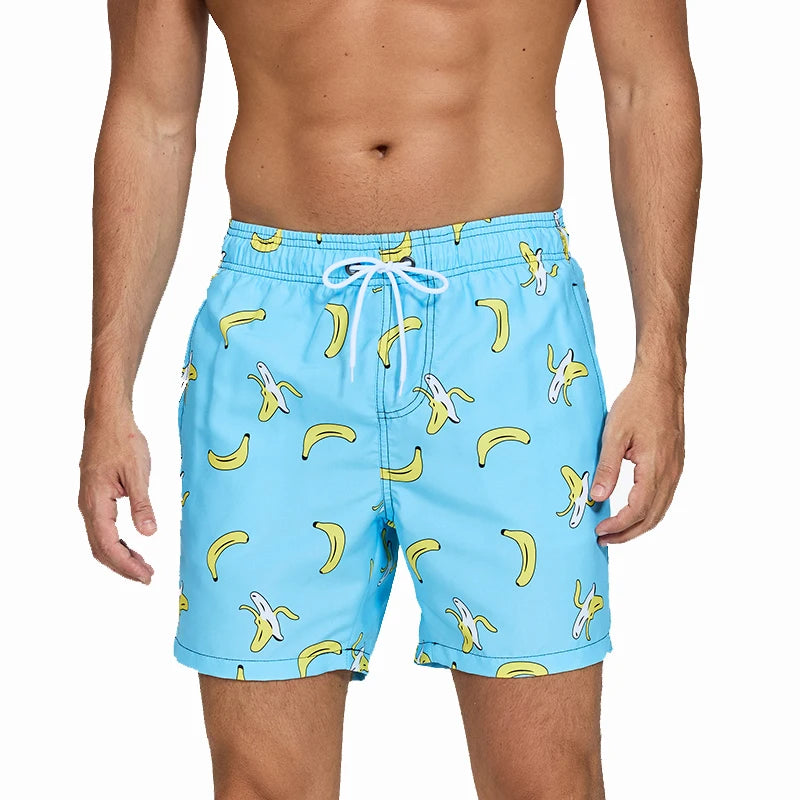 Breesh Print Swim Board Shorts