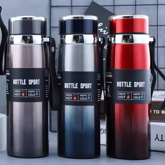 Breesh 1L Vacuum Thermos Water Bottle