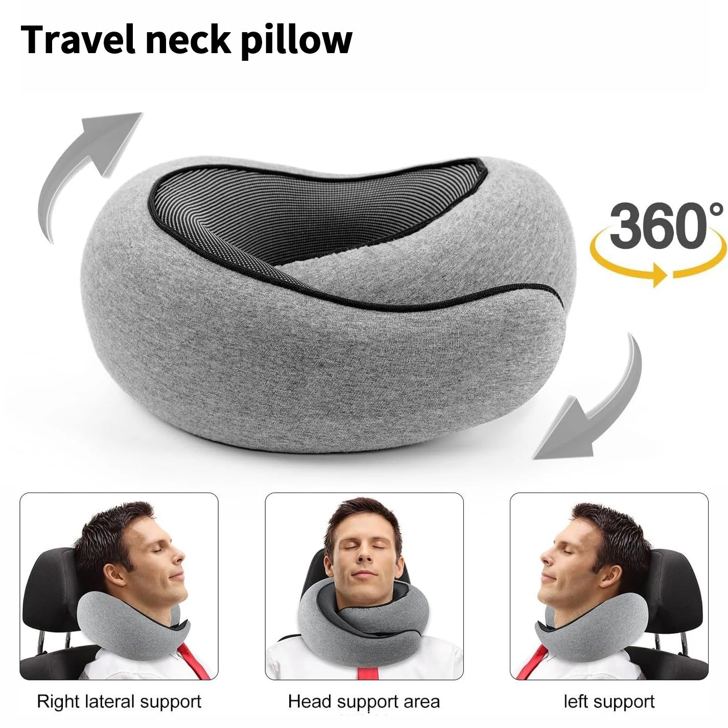 Breesh Memory Foam Travel Neck Pillow