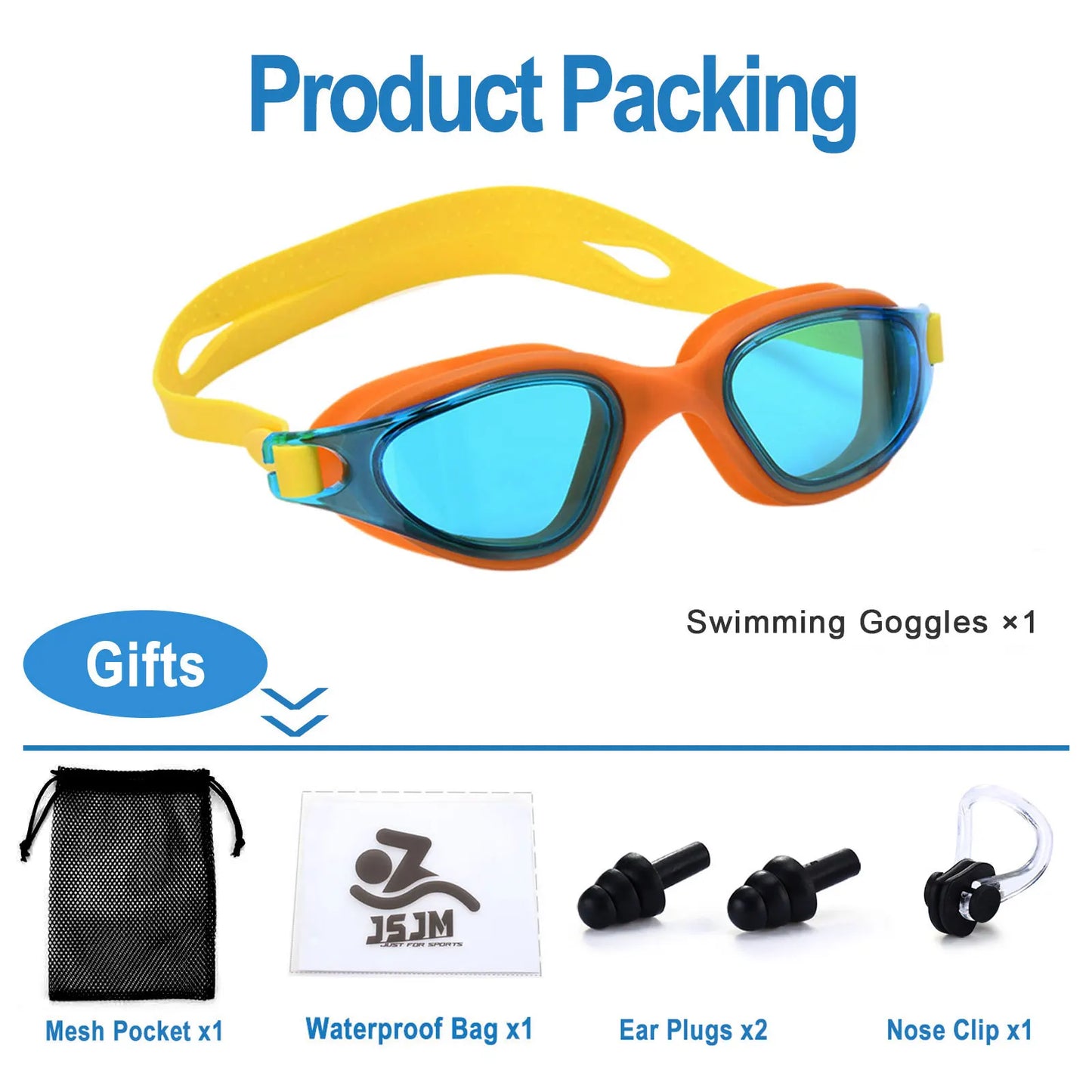 Breesh Unisex Adjustable Swim Goggles