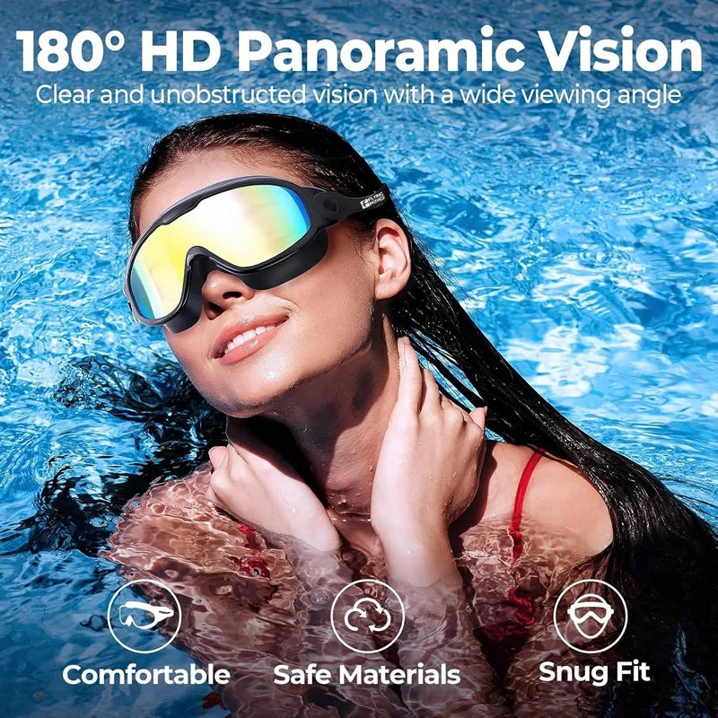 Breesh Wide-Frame Swim Goggles