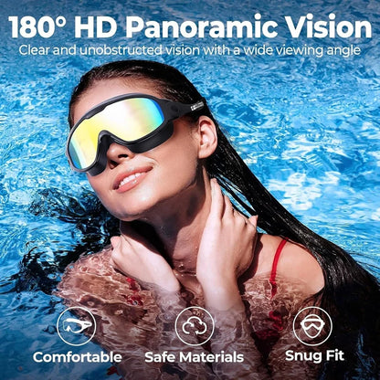 Breesh Wide-Frame Swim Goggles