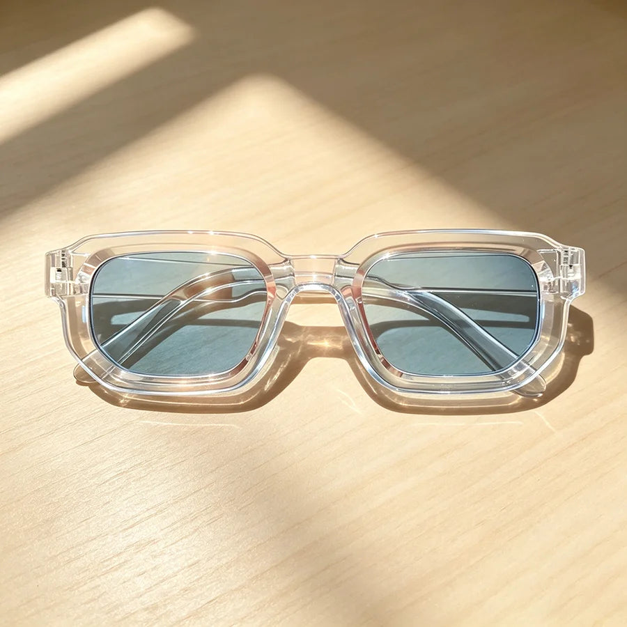 Breesh Rectangle Vintage Sunglasses Set