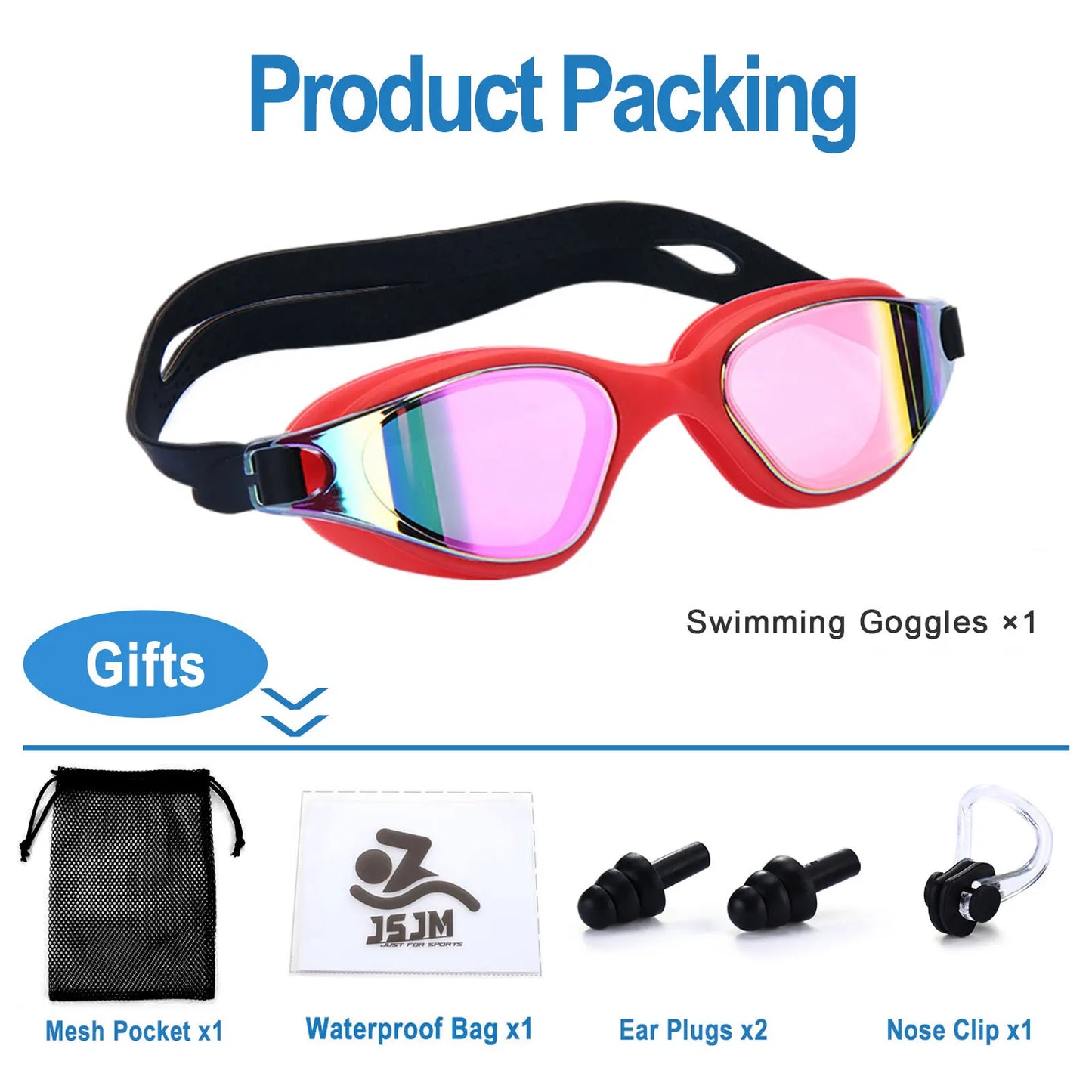 Breesh Unisex Adjustable Swim Goggles