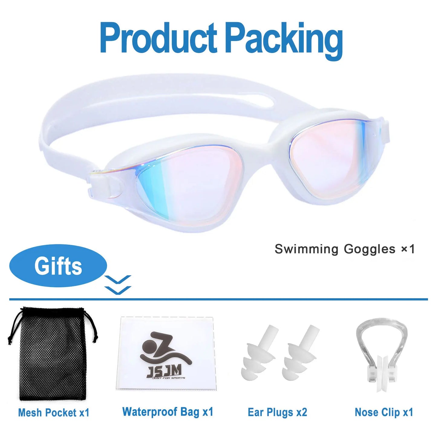 Breesh Unisex Adjustable Swim Goggles
