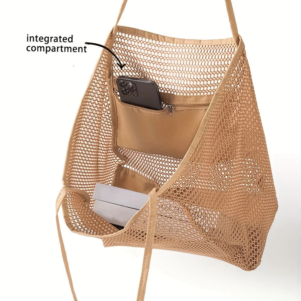 Breesh Large Canvas Beach Tote Bag