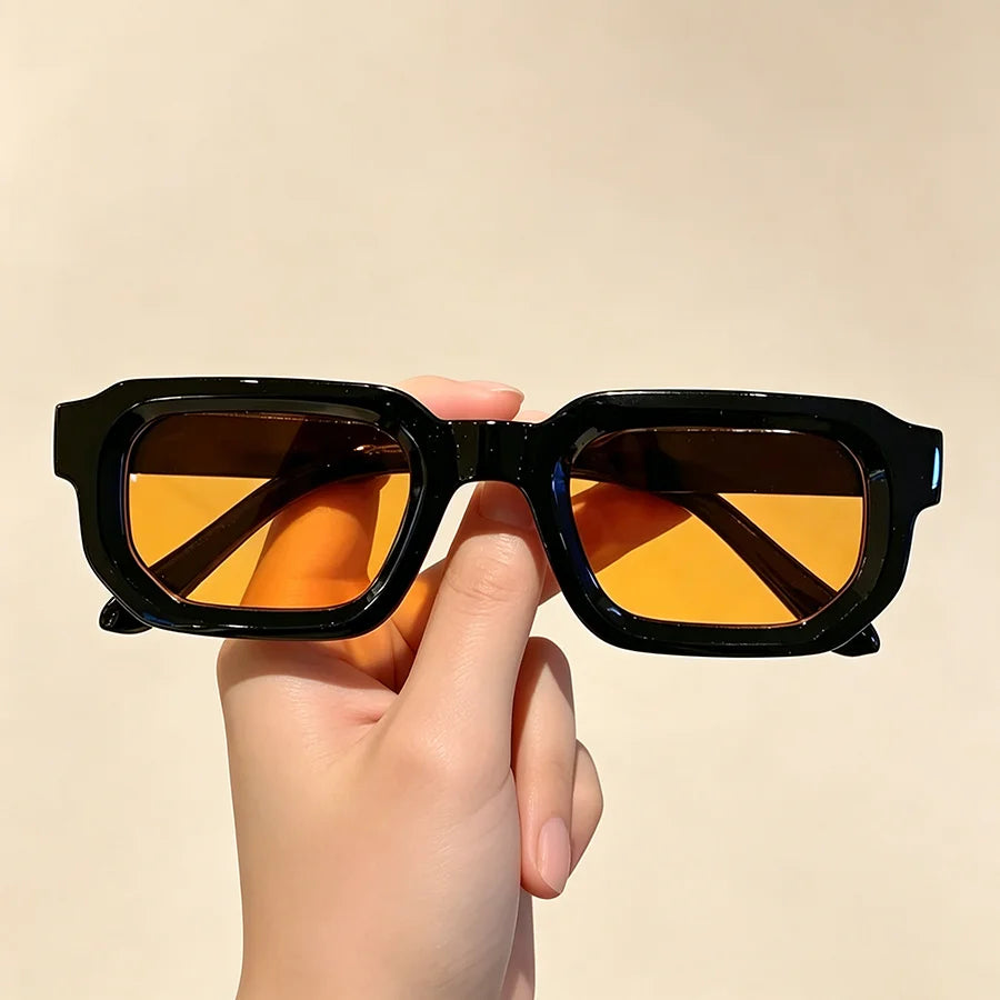 Breesh Rectangle Vintage Sunglasses Set