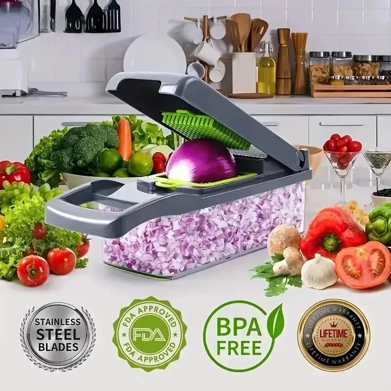 Breesh 16-in-1 Vegetable Chopper