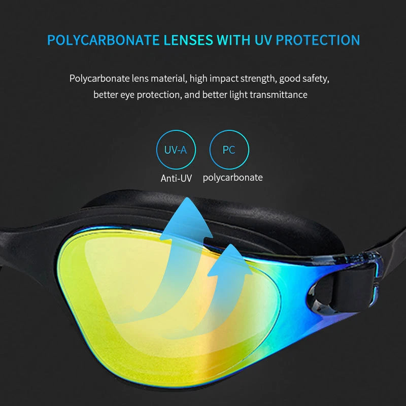 Breesh Unisex Adjustable Swim Goggles
