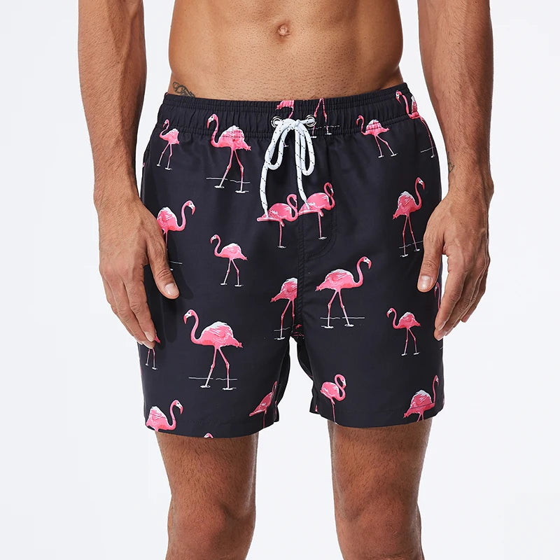 Breesh Print Swim Board Shorts