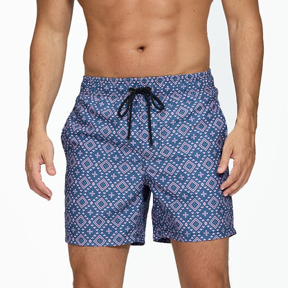 Breesh Print Swim Board Shorts
