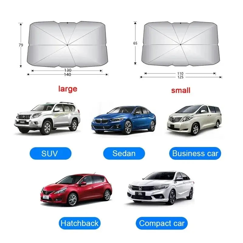 Breesh Foldable Car Windshield Sunshade