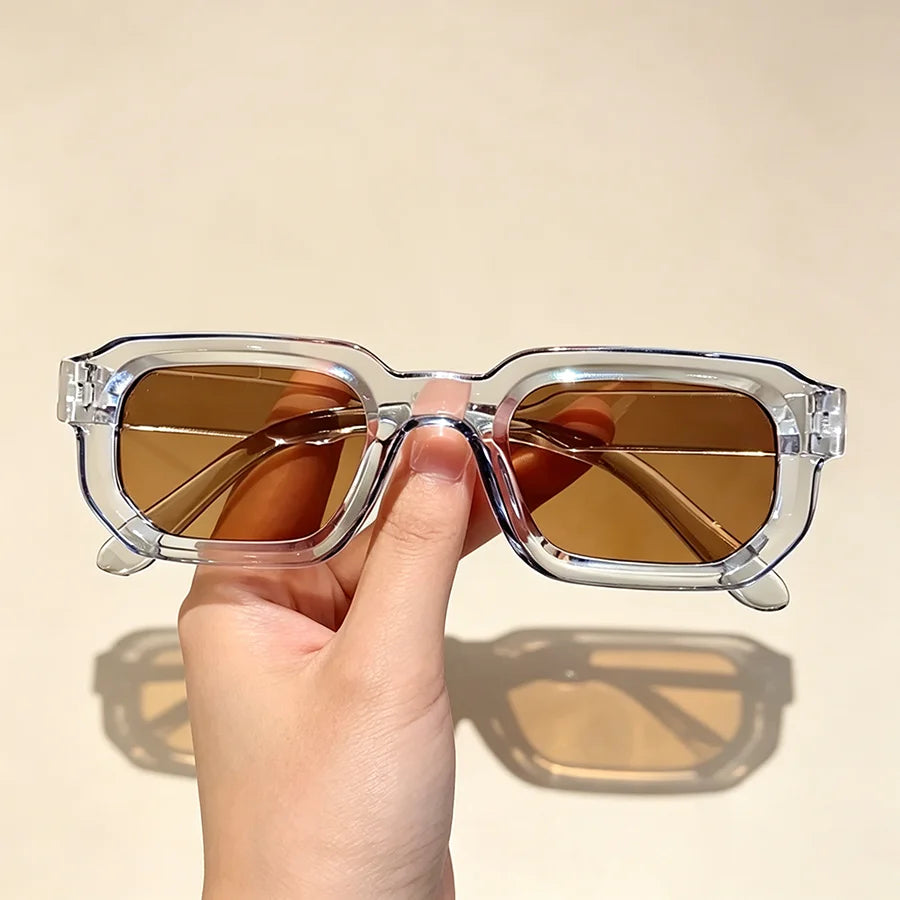 Breesh Rectangle Vintage Sunglasses Set