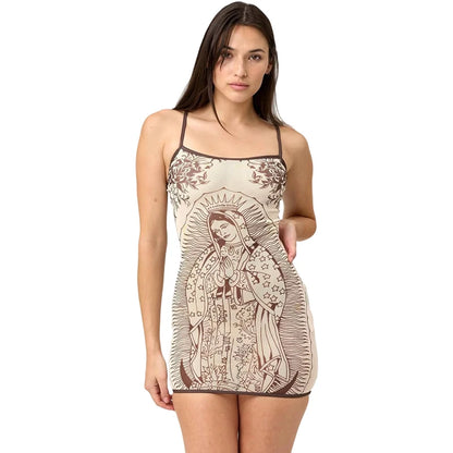 Breesh Printed Bodycon Mini Dress
