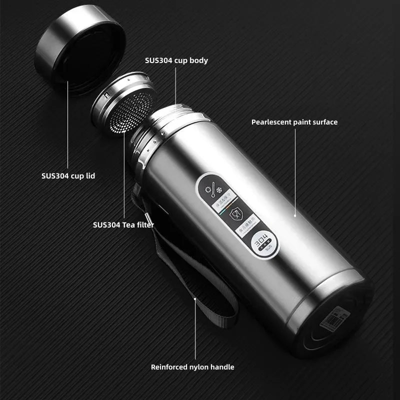 Breesh LED Temperature Display Bottle