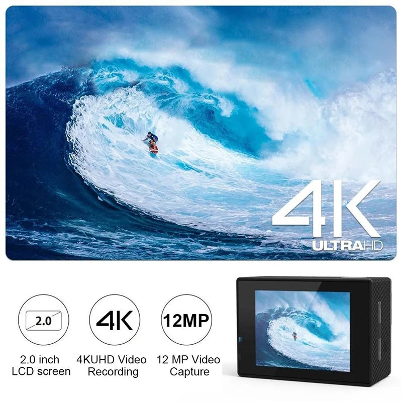 Breesh 4K Waterproof Action Camera