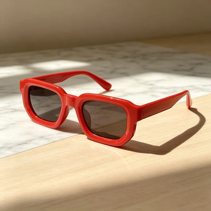 Breesh Rectangle Vintage Sunglasses Set