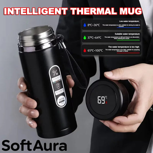 Breesh LED Temperature Display Bottle