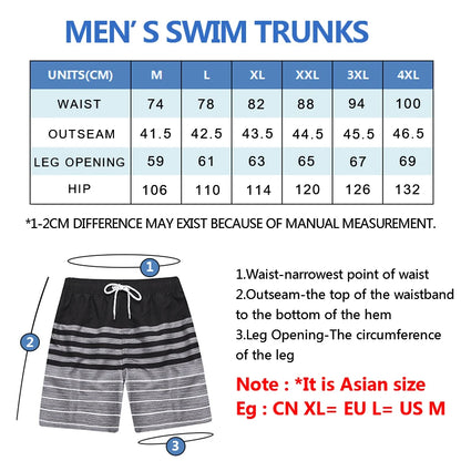 Breesh Print Swim Board Shorts
