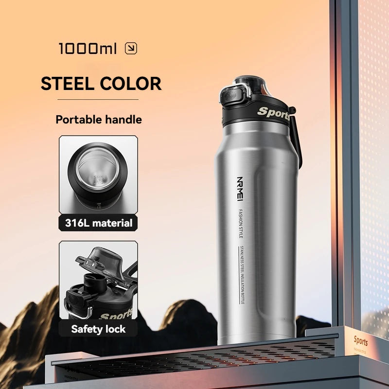 Breesh 1L Insulated Thermos Bottle