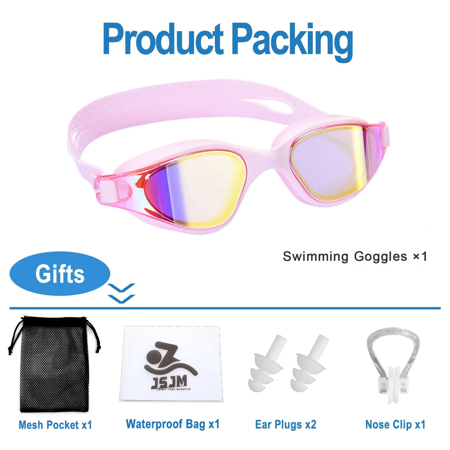 Breesh Unisex Adjustable Swim Goggles