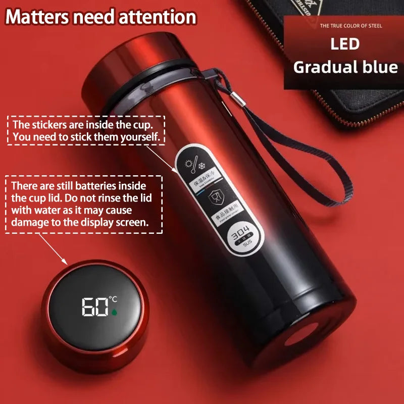 Breesh LED Temperature Display Bottle