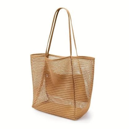 Breesh Large Canvas Beach Tote Bag