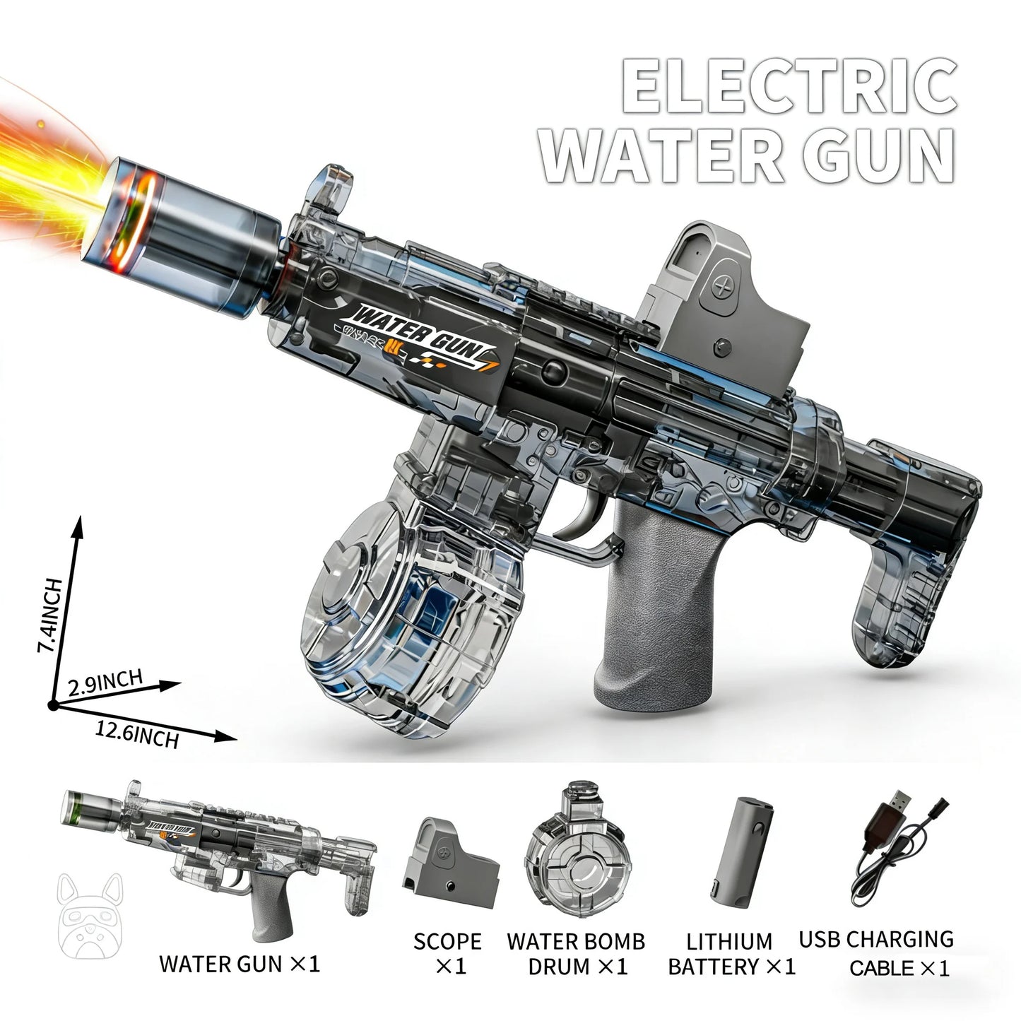 Breesh Electric Water Blaster Toy