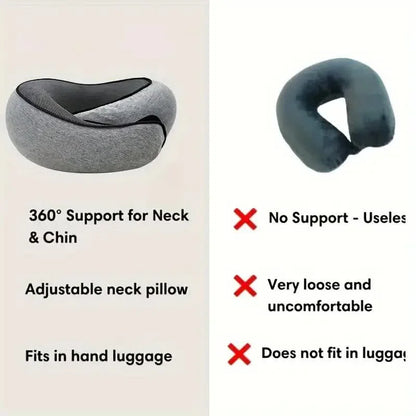 Breesh Memory Foam Travel Neck Pillow