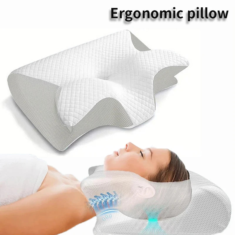 Breesh 2-in-1 Ergonomic Memory Foam Pillow