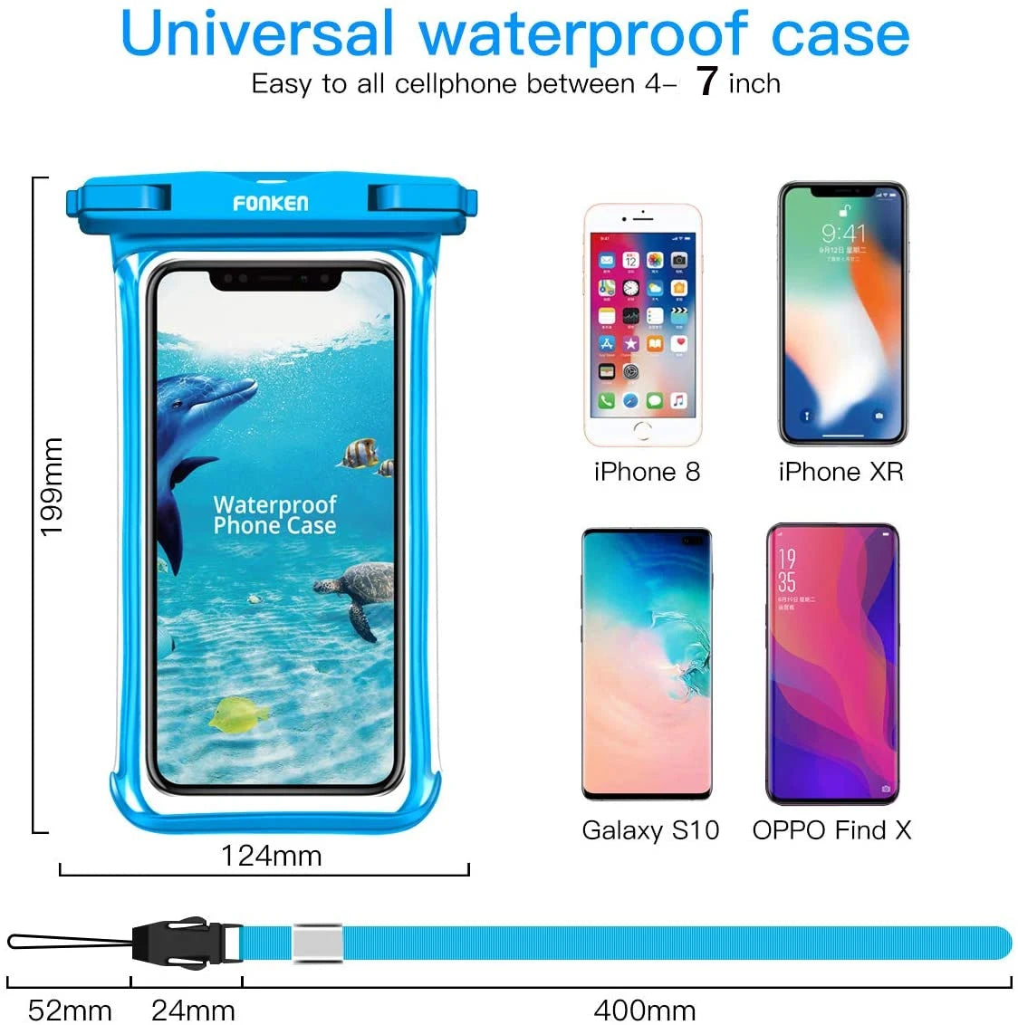 Breesh Universal Waterproof Phone Case