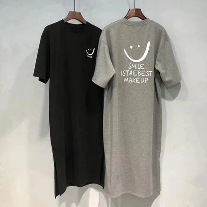 Breesh Loose Summer T-Shirt Dress